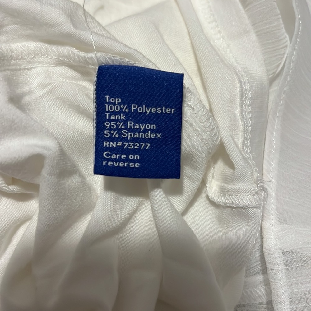 Apt. 9 Women’s White Blouse S - Picture 6 of 7